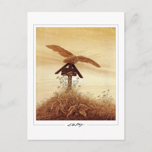 Caspar David Friedrich #131 -ファインアートはがき ポストカード (正面)