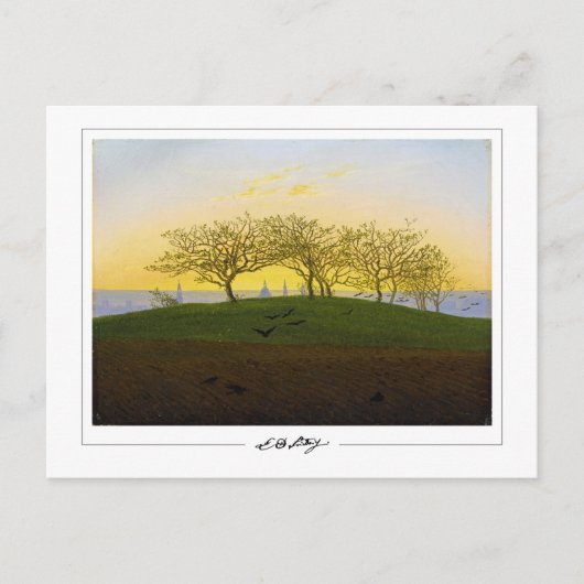 Caspar David Friedrich #137 -ファインアートはがき ポストカード (正面)