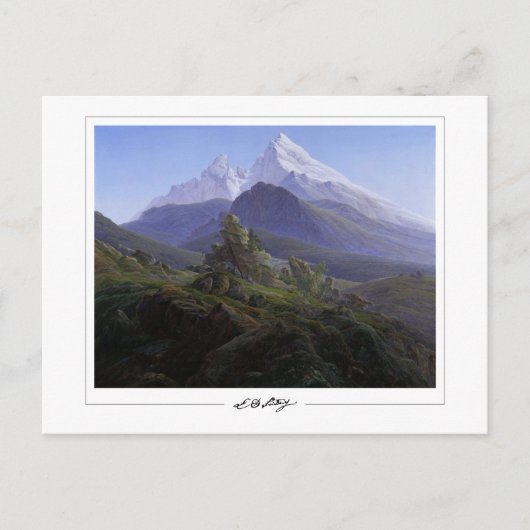 Caspar David Friedrich #140 -ファインアートはがき ポストカード (正面)