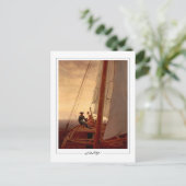 Caspar David Friedrich #141 -ファインアートはがき ポストカード (スタンド正面)