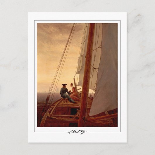 Caspar David Friedrich #141 -ファインアートはがき ポストカード (正面)