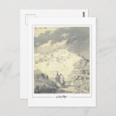 Caspar David Friedrich #162 -ファインアートはがき ポストカード (正面/裏面)