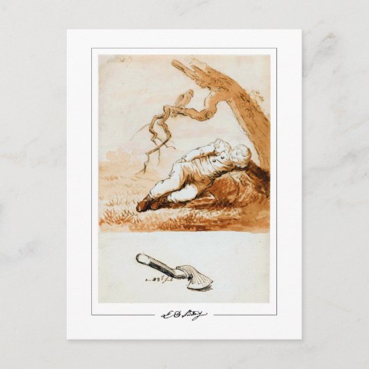 Caspar David Friedrich #201 -ファインアートはがき ポストカード (正面)