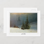 Caspar David Friedrich #23 -ファインアートはがき ポストカード (正面/裏面)