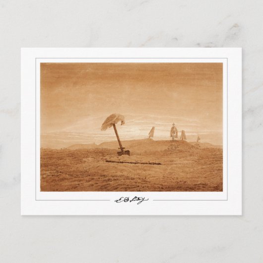 Caspar David Friedrich #5 -ファインアートはがき ポストカード (正面)