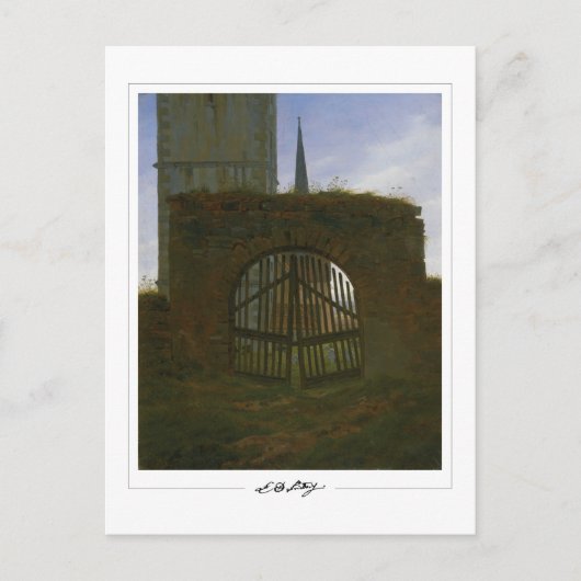 Caspar David Friedrich #62 -ファインアートはがき ポストカード (正面)