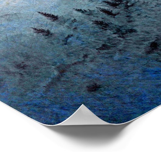 Caspar David Friedrich Morning Mist in Mountains ポスター (角)