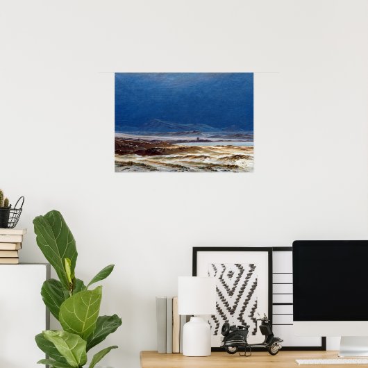 Caspar David Friedrich Northern Landscape,春 ポスター (ホームオフィス)