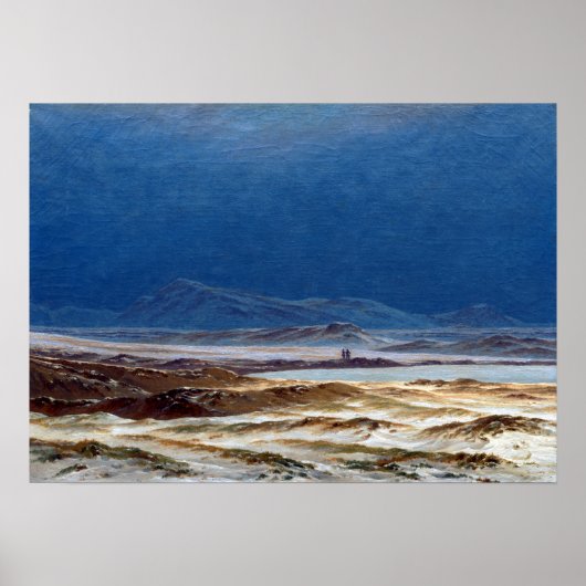 Caspar David Friedrich Northern Landscape,春 ポスター (正面)