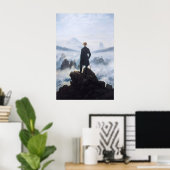 Caspar David Friedrich Print Wanderer Above the ポスター (ホームオフィス)