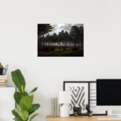 Caspar David Friedrich The Time of Day The Evening ポスター (ホームオフィス)