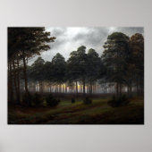 Caspar David Friedrich The Time of Day The Evening ポスター (正面)