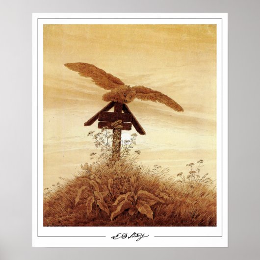 Caspar David Friedrich Zeding Art Poster #131 ポスター (正面)