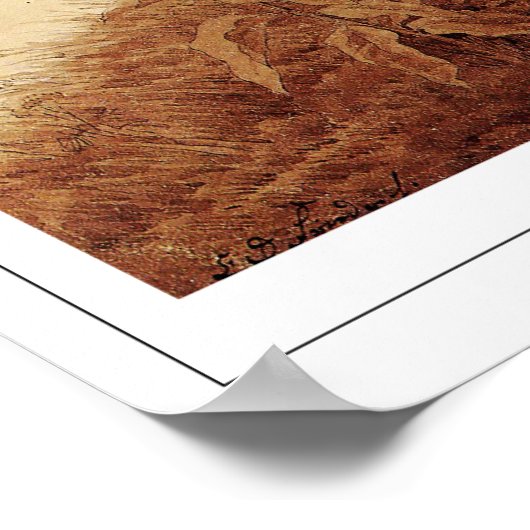 Caspar David Friedrich Zeding Art Poster #131 ポスター (角)