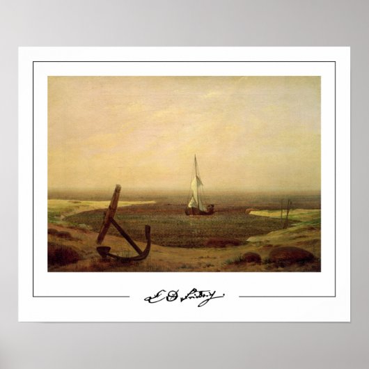 Caspar David Friedrich Zeding Art Poster #150 ポスター (正面)