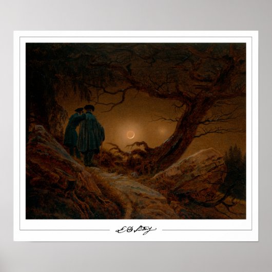 Caspar David Friedrich Zeding Art Poster #15 ポスター (正面)