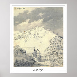 Caspar David Friedrich Zeding Art Poster #162 ポスター