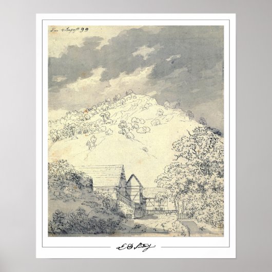 Caspar David Friedrich Zeding Art Poster #162 ポスター (正面)