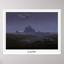 Caspar David Friedrich Zeding Art Poster #165 ポスター