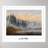 Caspar David Friedrich Zeding Art Poster #16 ポスター (正面)