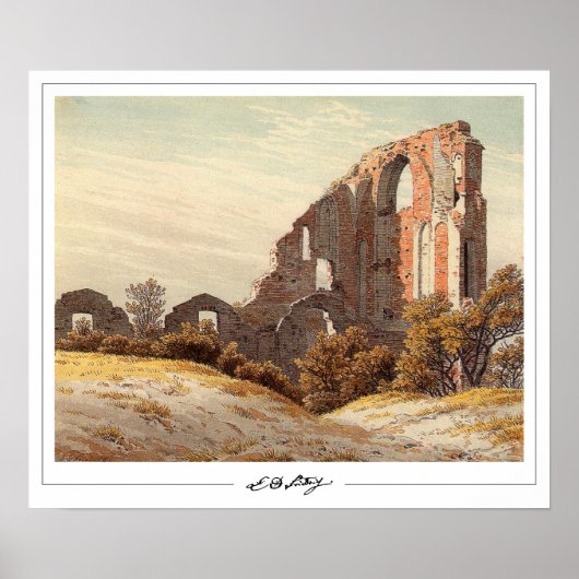 Caspar David Friedrich Zeding Art Poster #16 ポスター (正面)