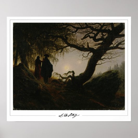 Caspar David Friedrich Zeding Art Poster #200 ポスター (正面)