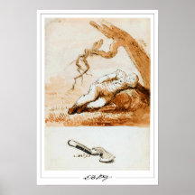 Caspar David Friedrich Zeding Art Poster #201