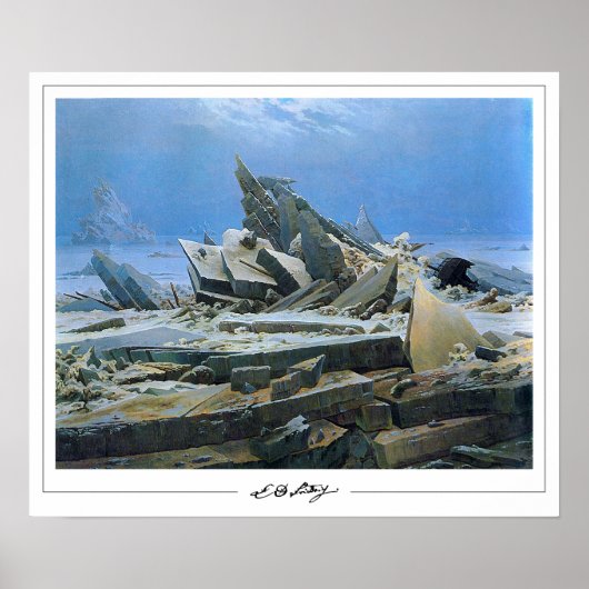 Caspar David Friedrich Zeding Art Poster #24 ポスター (正面)