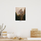 Caspar David Friedrich Zeding Art Poster #2 ポスター (キッチン)