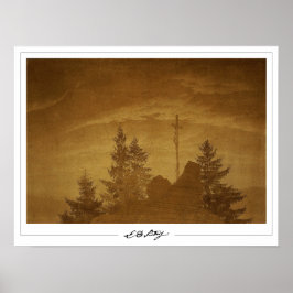Caspar David Friedrich Zeding Art Poster #38 ポスター