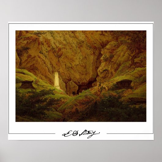 Caspar David Friedrich Zeding Art Poster #56 ポスター (正面)