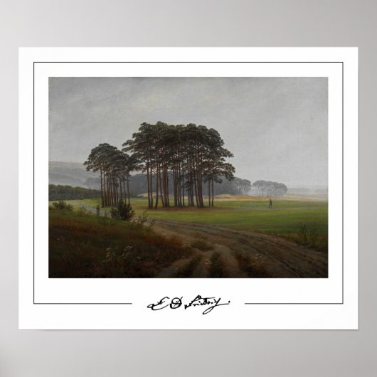 Caspar David Friedrich Zeding Art Poster #57 ポスター (正面)