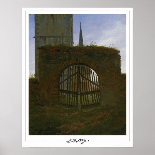 Caspar David Friedrich Zeding Art Poster #62 ポスター (正面)