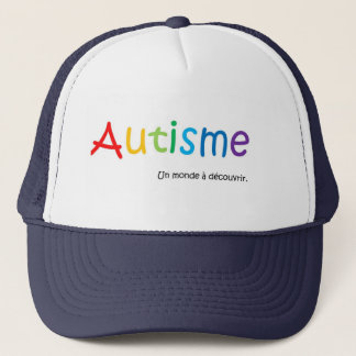 Casquette Autisme国連mondeのàのdécouvrir キャップ