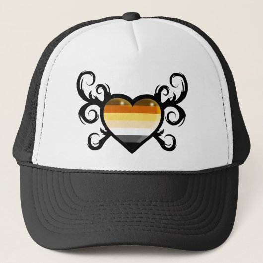 casquette bear flag heart キャップ (正面)