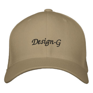 Casquette Design-G 刺繍入りキャップ