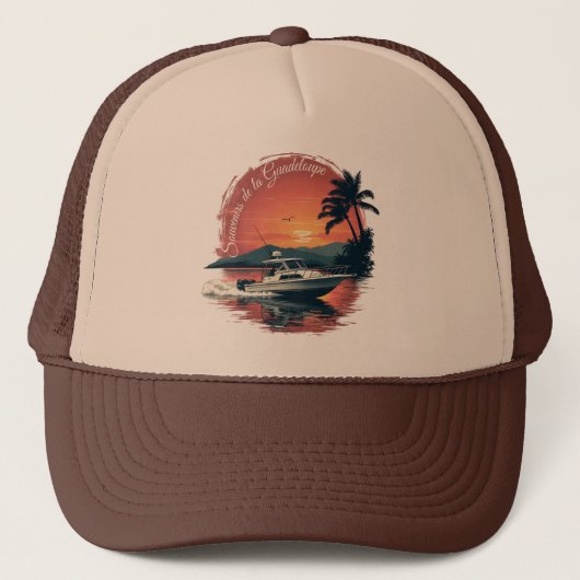 Casquette Guadeloupe Sunset | Cap キャップ (正面)