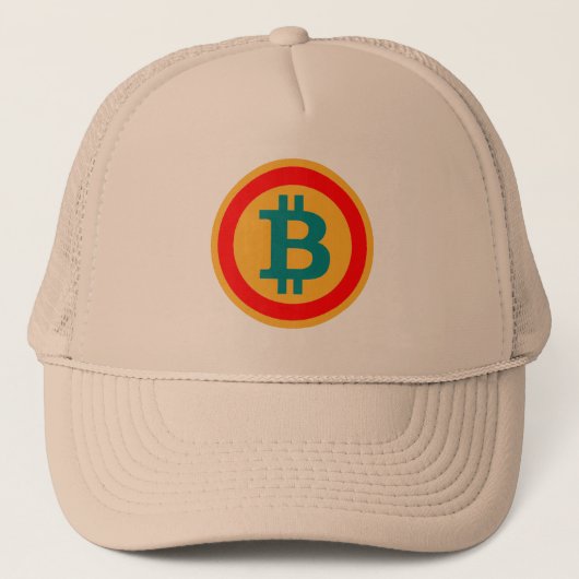casquette lettre B comme "bitcoin" キャップ (正面)