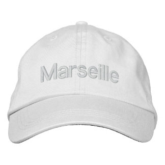 Casquette Marseille 刺繍入りキャップ
