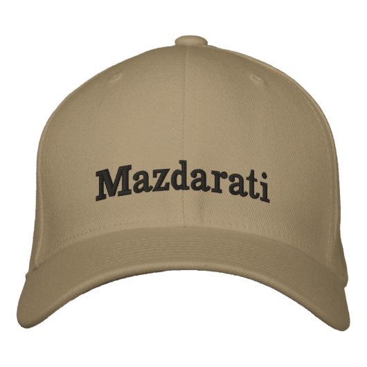 Casquette Mazdarati 刺繍入りキャップ (正面)