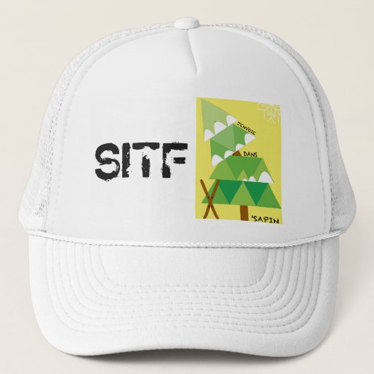 CASQUETTE SENDS IN THE FIR キャップ (正面)