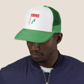 casquette Trucker blanc vert TORINO TRAVEL ITALIA キャップ (インサイチュ)