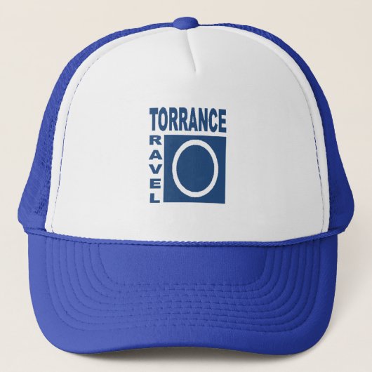 Casquette Trucker bleu royal TRAVEL TORRENCE キャップ (正面)