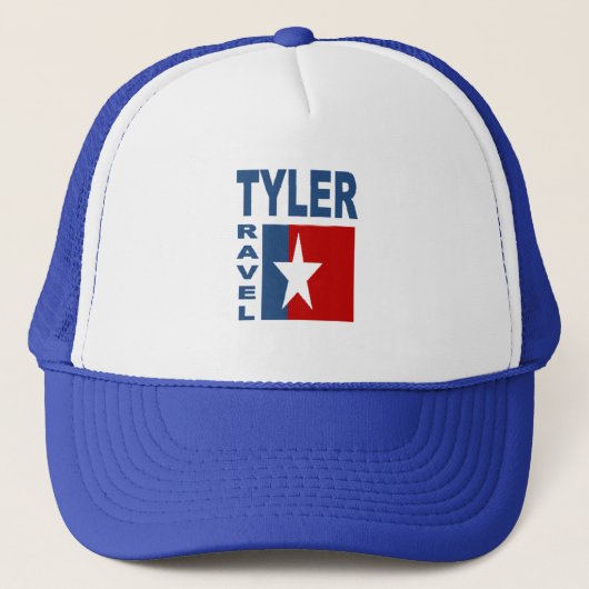 casquette Trucker bleu royal TRAVEL TYLER キャップ (正面)