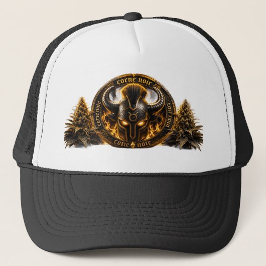 Casquette Trucker Corne Noire – Casque Viking en F キャップ (正面)