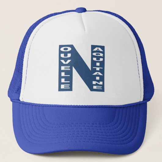 Casquette Trucker   DESIGN NOUVELLE  AQUITAINE キャップ (正面)