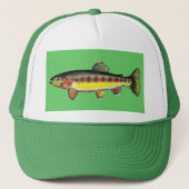 Casquette Trucker "Golden Trout" キャップ (正面)