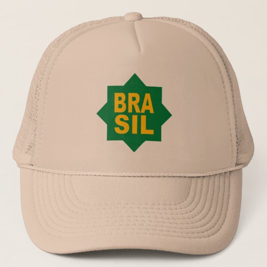 CASQUETTE TRUCKER KAKI DESIGN BRASIL キャップ (正面)