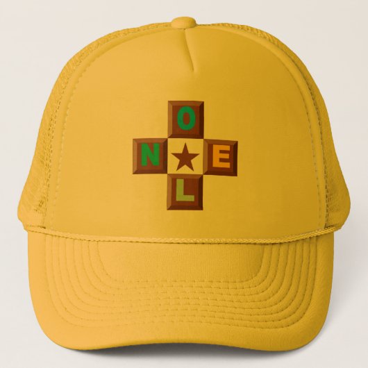 CASQUETTE  TRUCKER  NOEL  CHOCOLAT  ETOILE キャップ (正面)