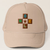 CASQUETTE  TRUCKER  NOEL  CHOCOLAT  ETOILE キャップ (正面)